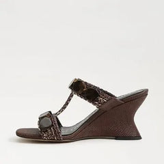 Dante T-Strap Wedge Sandal