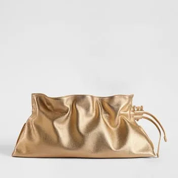 Poppy Oversized Drawstring Clutch