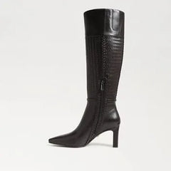 Sylvia Weave Wide Calf Knee High Boot