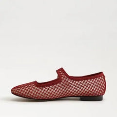 Michaela Mesh Mary Jane Flat