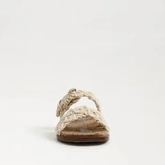 Lucy Woven Slip On Buckle Sandal