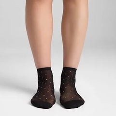 3 Pack Sheer Dot Anklet